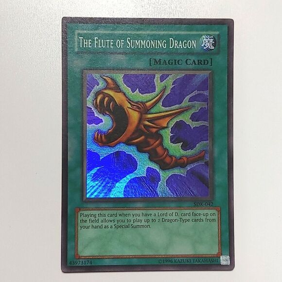 Yugioh! Rare holo the flute of summoning dragon card - Picture 2 of 3
